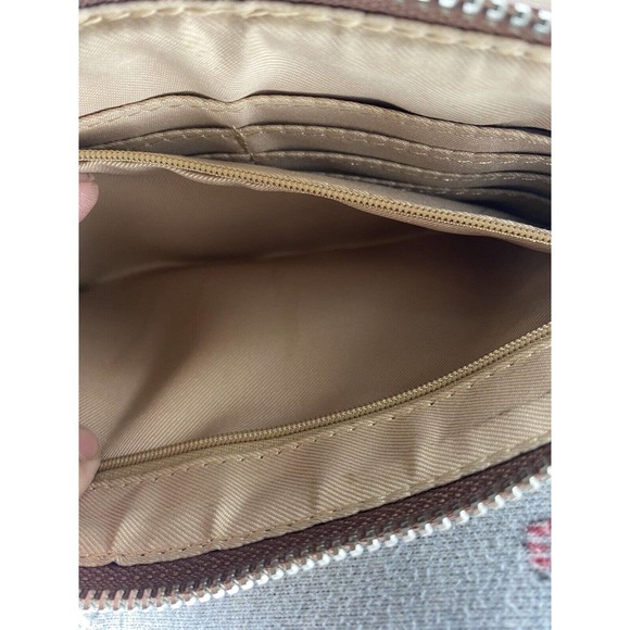 Vintage 90’s Beige/Brown Purse - Picture 5 of 6